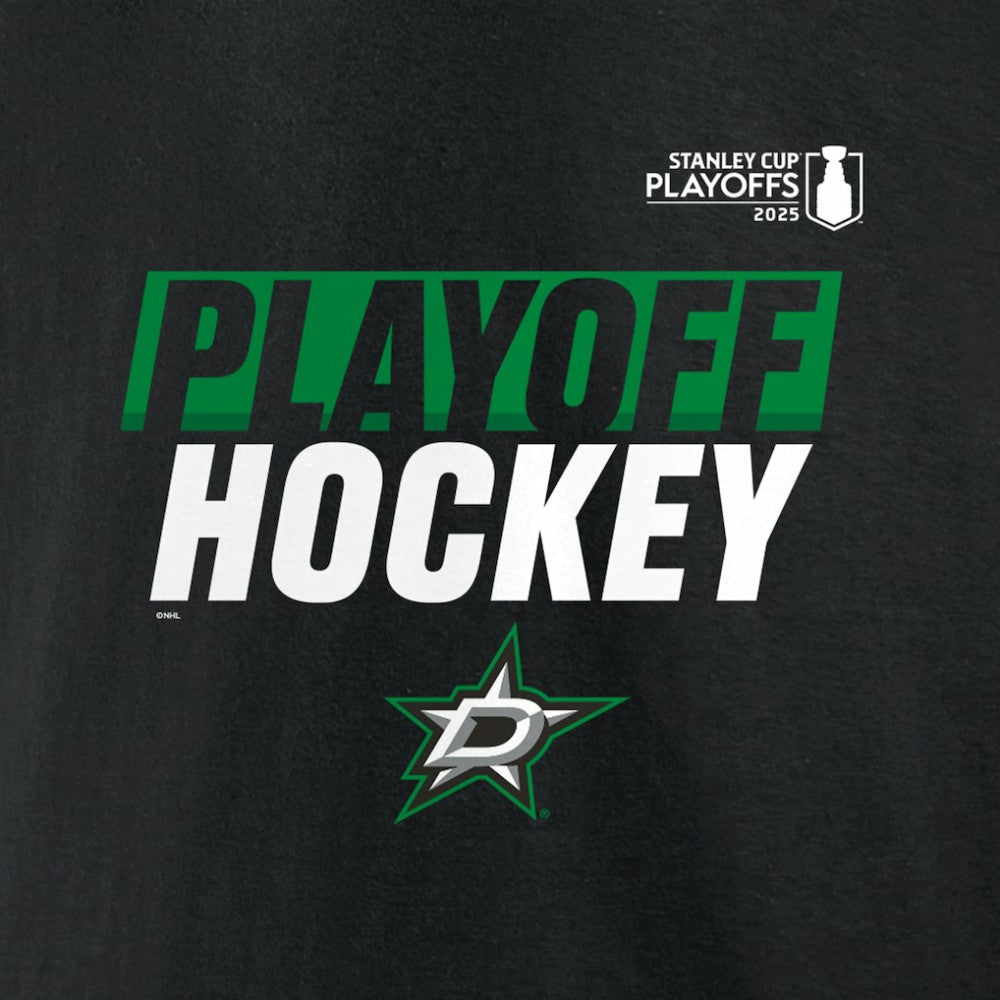 NHL Black Dallas Stars Fanatics 2025 Stanley Cup Playoffs Breakout Pullover Hoodie