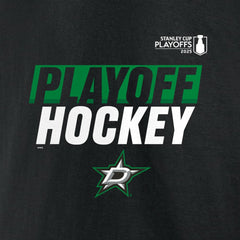 NHL Black Dallas Stars Fanatics 2025 Stanley Cup Playoffs Breakout Pullover Hoodie
