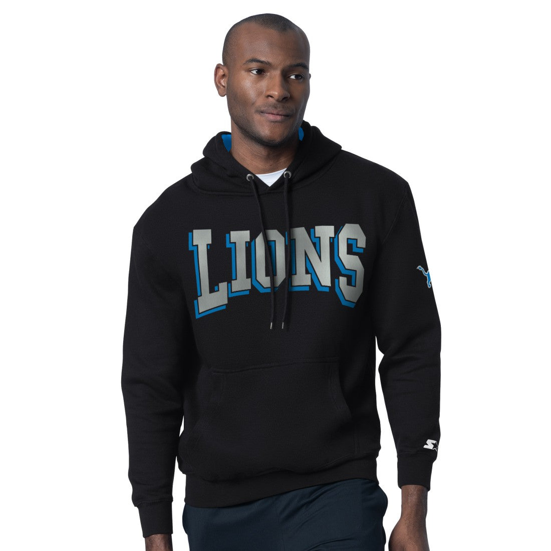 Starter Thursday Night Gridiron Hoodie - Detroit Lions