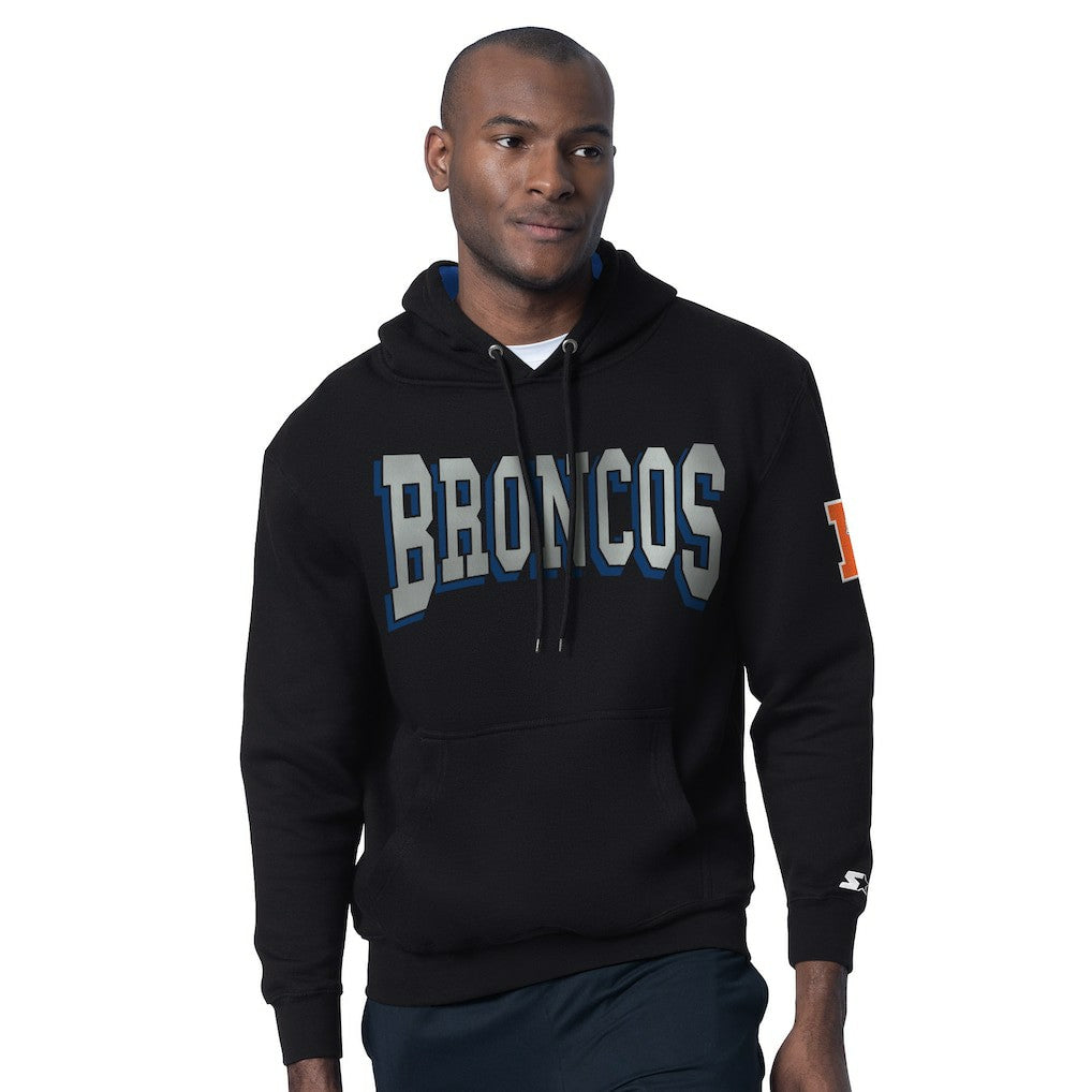 Starter Thursday Night Gridiron Hoodie with Vintage Logo - Denver Broncos
