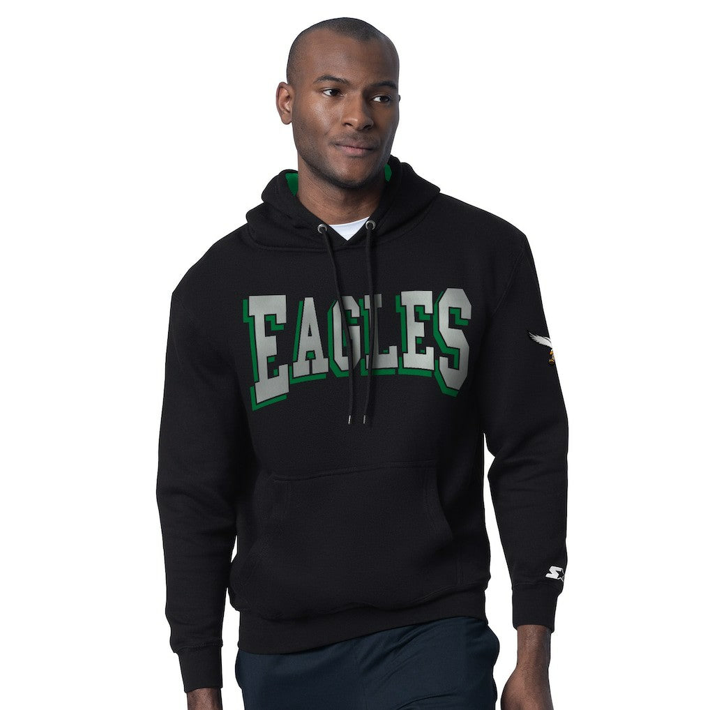 Starter Thursday Night Gridiron Hoodie with Vintage Logo - Philadelphia Eagles