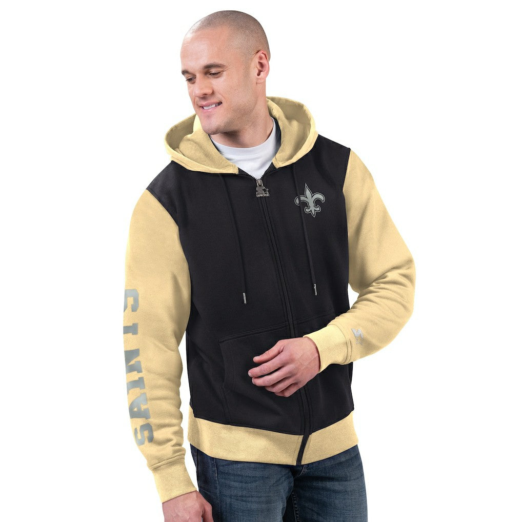 Starter Thursday Night Gridiron Full-Zip Hoodie - New Orleans Saints