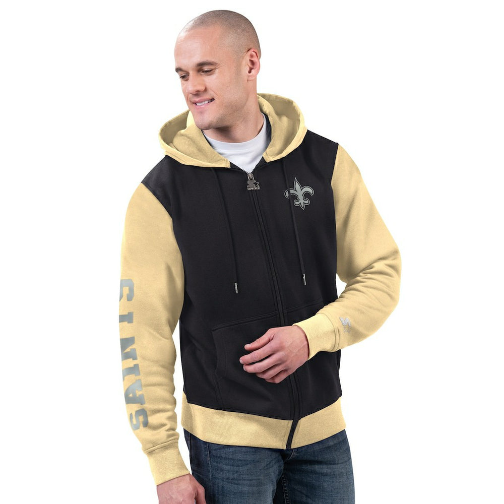 Starter Thursday Night Gridiron Full-Zip Hoodie - New Orleans Saints