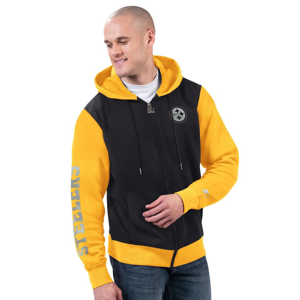 Starter Thursday Night Gridiron Full-Zip Hoodie - Pittsburgh Steelers