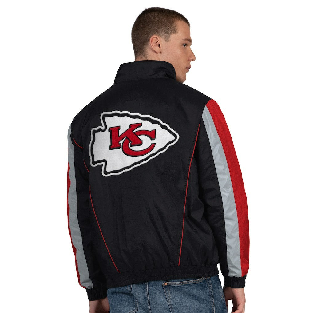 Starter Thursday Night Gridiron Half-Zip Jacket - Kansas City Chiefs