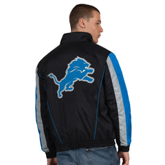 Starter Thursday Night Gridiron Half-Zip Jacket - Detroit Lions