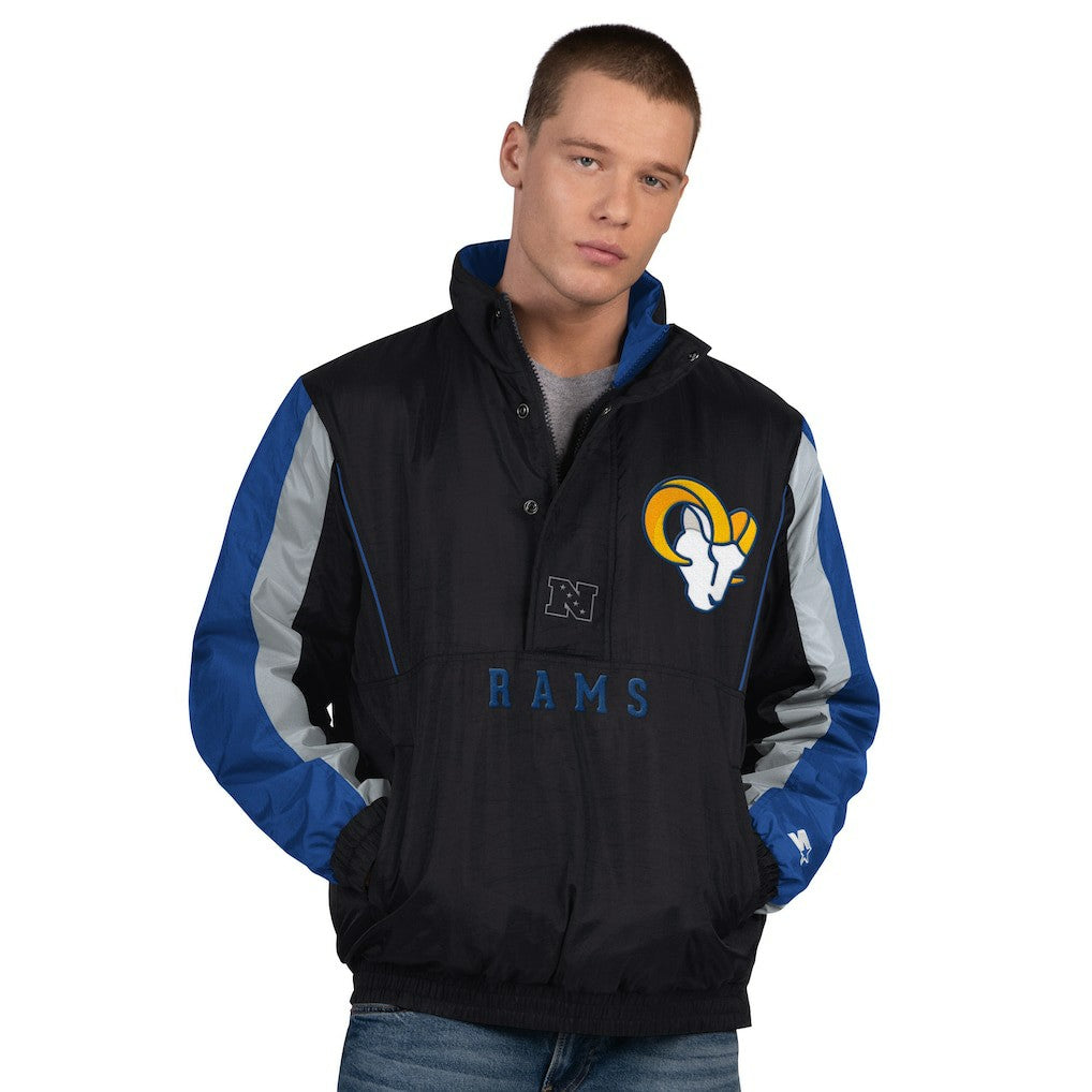 Starter Thursday Night Gridiron Half-Zip Jacket - Los Angeles Rams