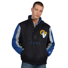 Starter Thursday Night Gridiron Half-Zip Jacket - Los Angeles Rams