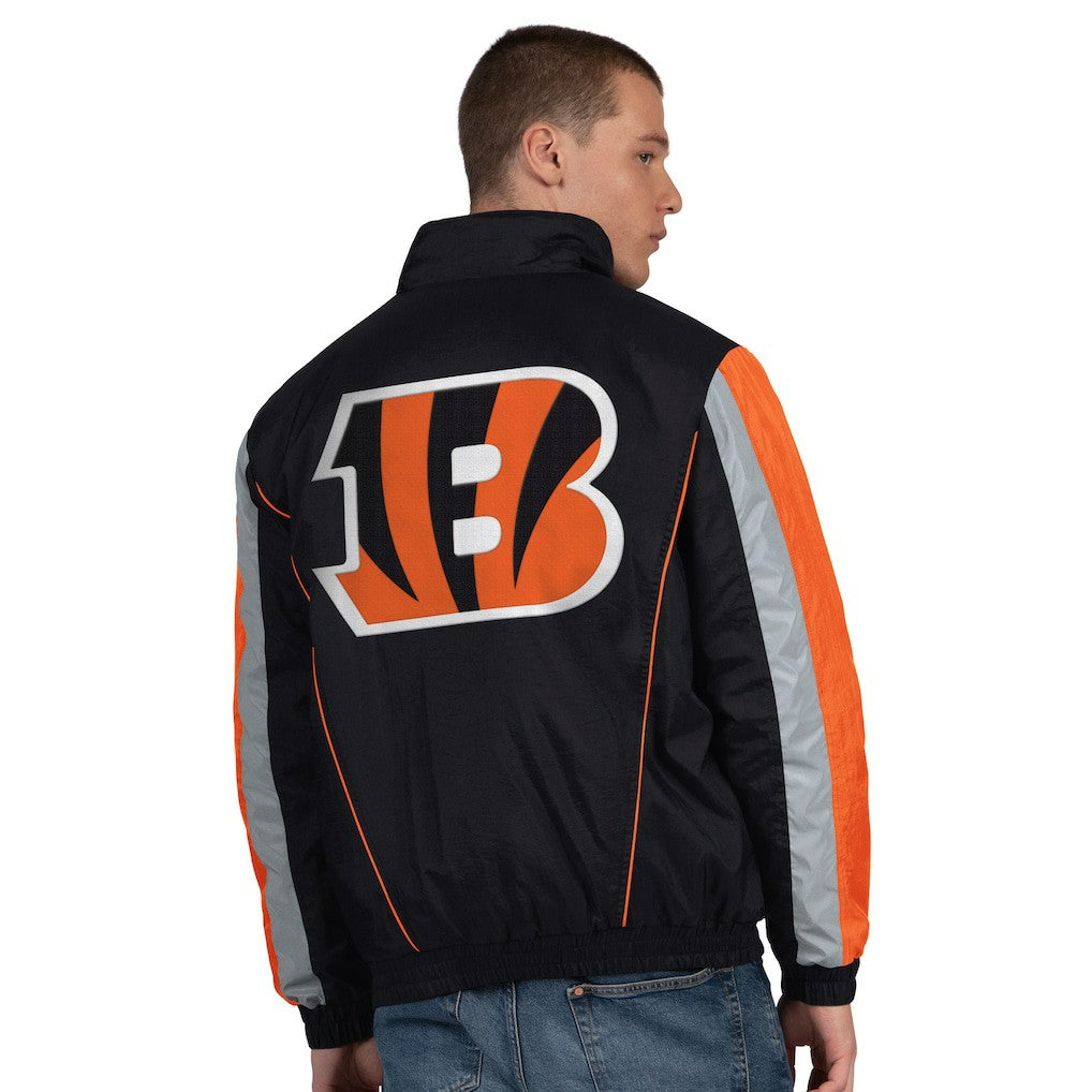 Starter Thursday Night Gridiron Half-Zip Jacket - Cincinnati Bengals
