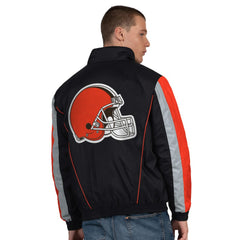 Starter Thursday Night Gridiron Half-Zip Jacket - Cleveland Browns