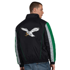 Starter Thursday Night Gridiron Vintage Logo Half-Zip Jacket - Philadelphia Eagles