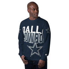 Starter Clutch Hit Long Sleeve T-Shirt - Dallas Cowboys