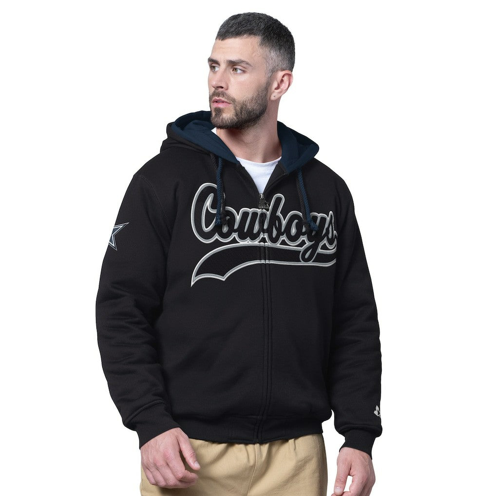 Starter Big Shot Full-Zip Double Hoodie - Dallas Cowboys