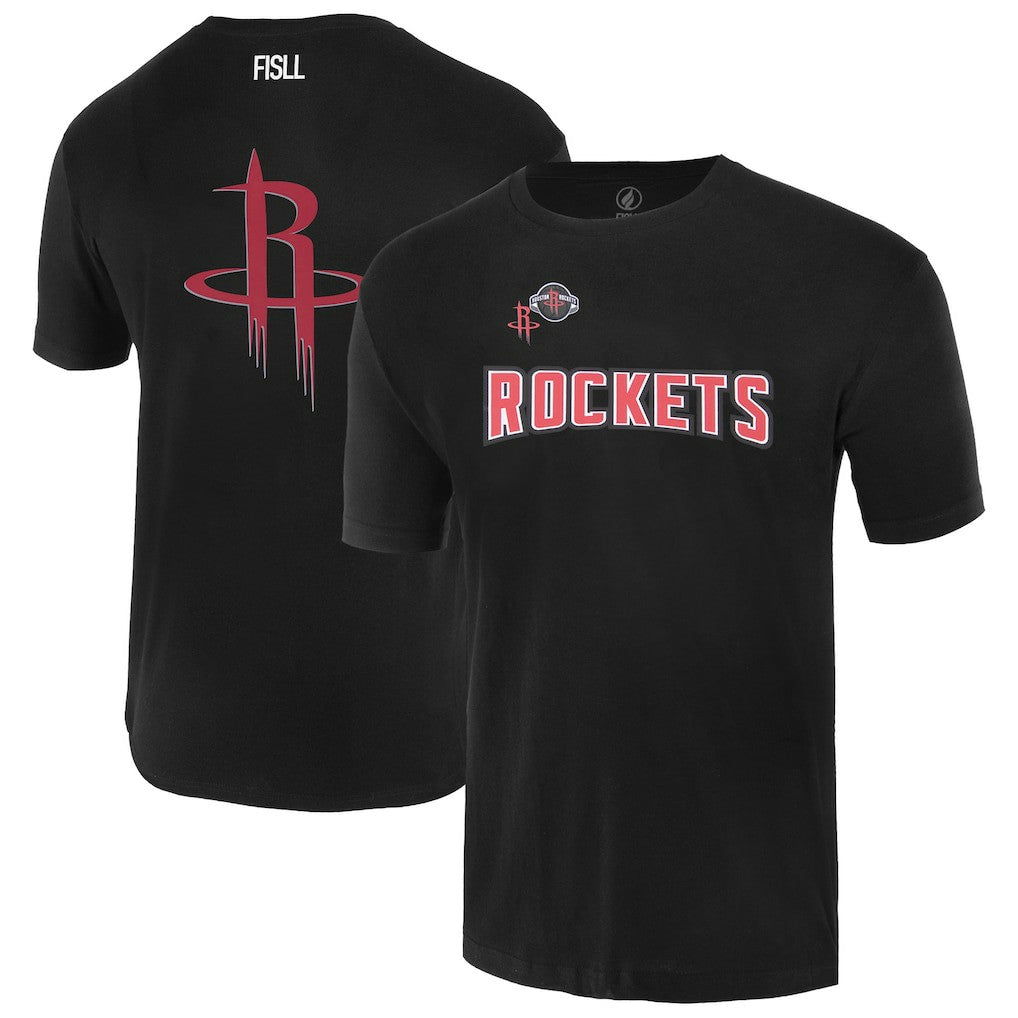 NBA Houston Rockets FISLL Unisex Oversize Logo T-Shirt