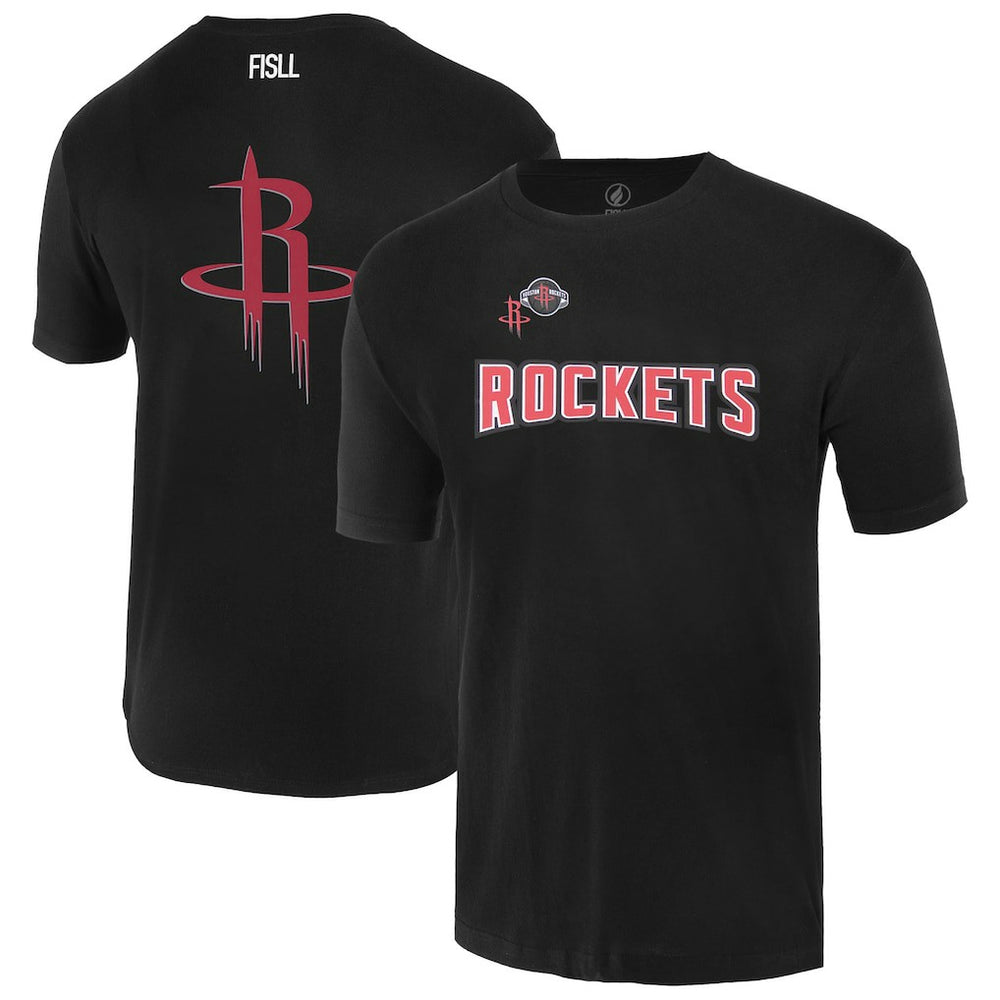 NBA Houston Rockets FISLL Unisex Oversize Logo T-Shirt