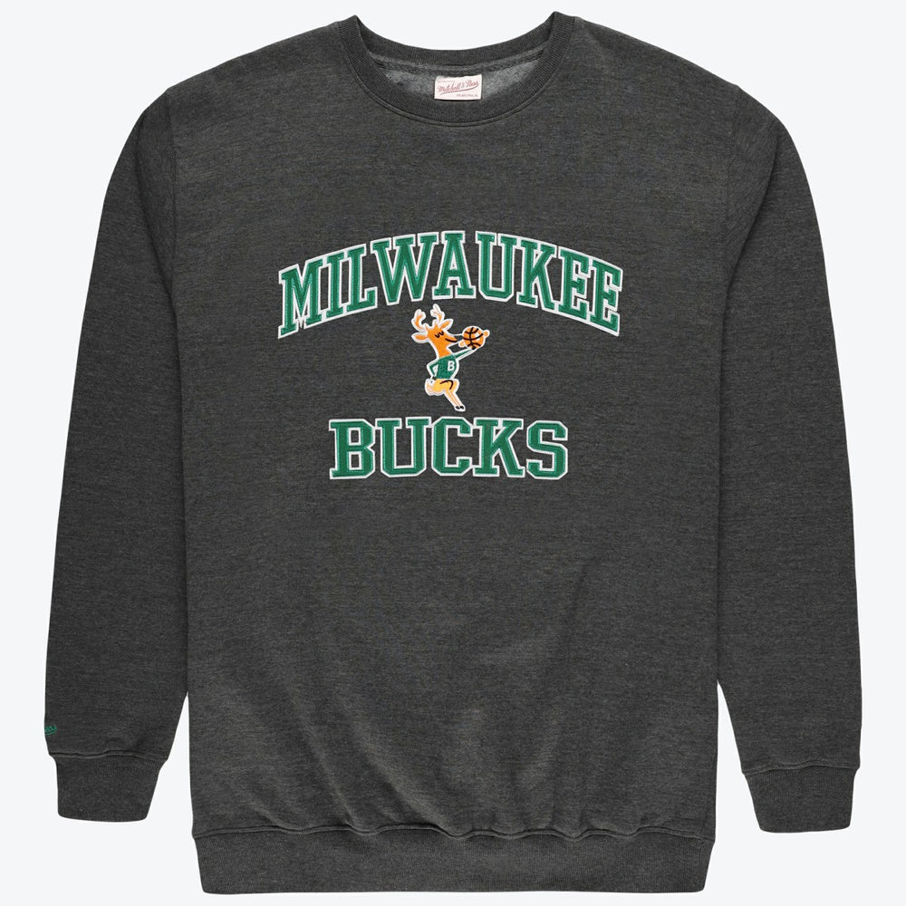 NBA Milwaukee Bucks Hardwood Classics Big & Tall Crewneck Sweatshirt