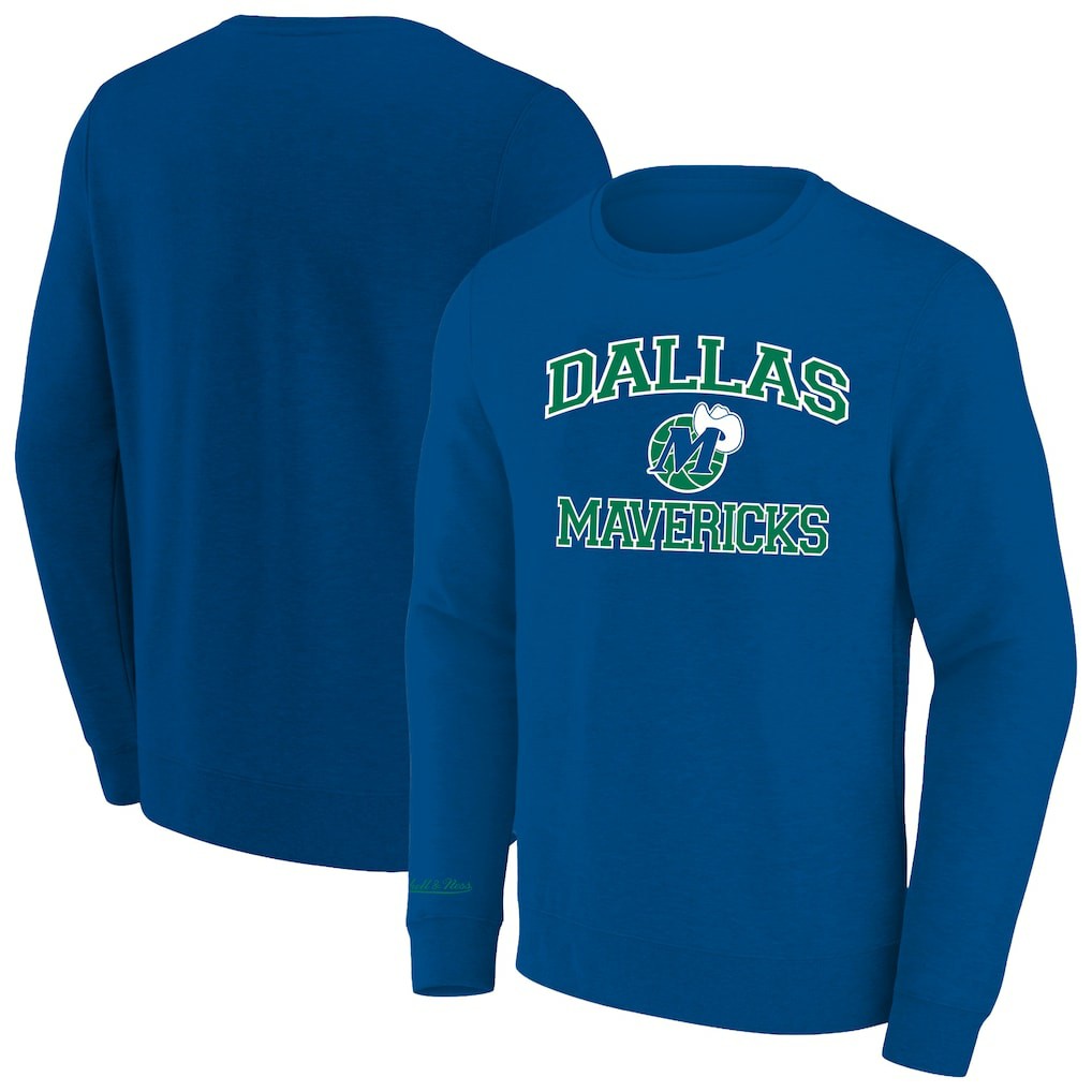 NBA Dallas Mavericks Hardwood Classics Big & Tall Crewneck Sweatshirt