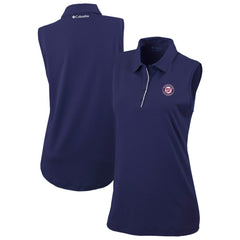 MLB Washington Nationals Columbia Women's Tend The Ball Sleeveless Polo
