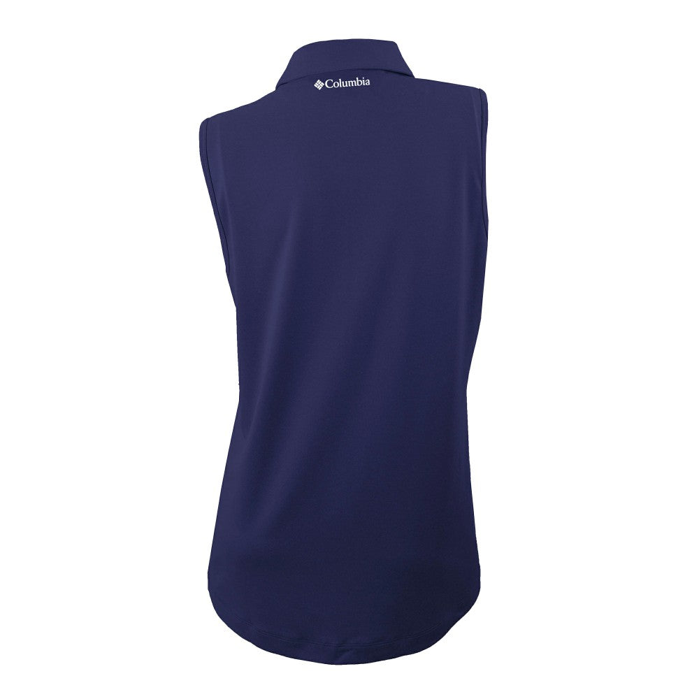 MLB Milwaukee Brewers Columbia Women's Tend The Ball Sleeveless Polo