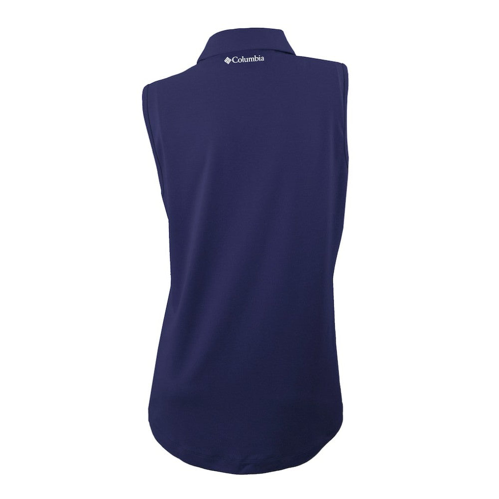 MLB Tampa Bay Rays Columbia Women's Tend The Ball Sleeveless Polo