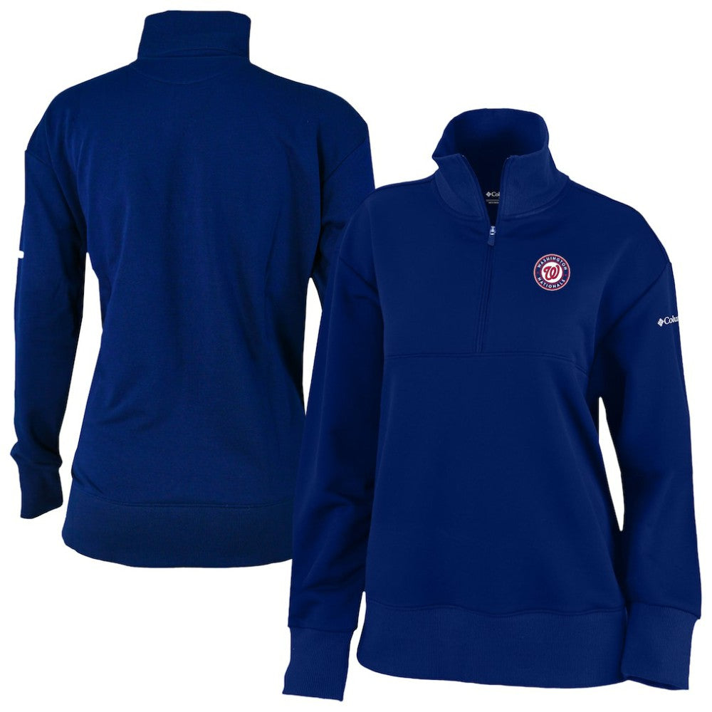 MLB Washington Nationals Columbia Women's Birchwood Hills Quarter-Zip Pullover