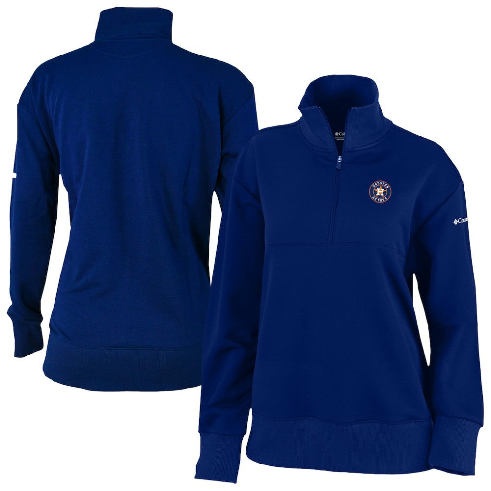 MLB Houston Astros Columbia Women's Birchwood Hills Quarter-Zip Pullover