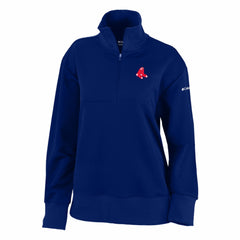 MLB Boston Red Sox Columbia Women's Birchwood Hills Quarter-Zip Pullover