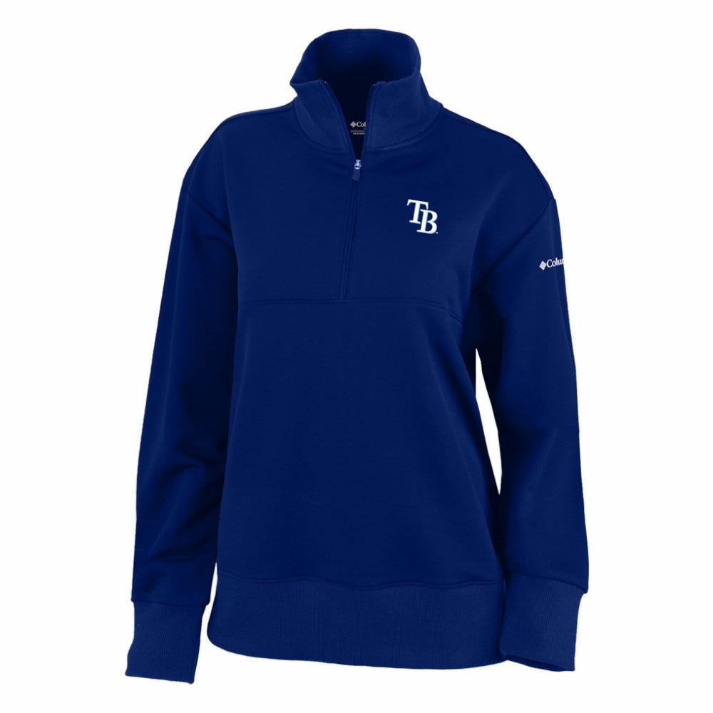 MLB Tampa Bay Rays Columbia Women's Birchwood Hills Quarter-Zip Pullover