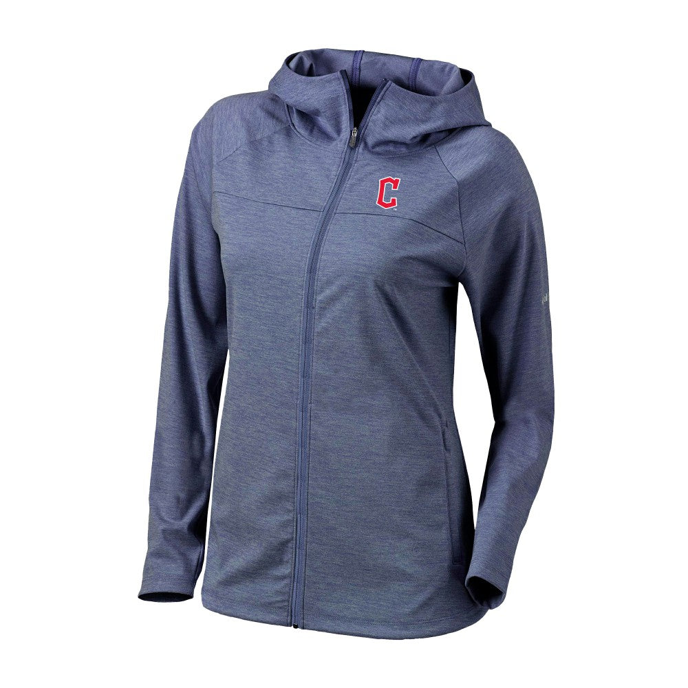 MLB Cleveland Guardians Columbia Women's Half Shot Full-Zip Hoodie