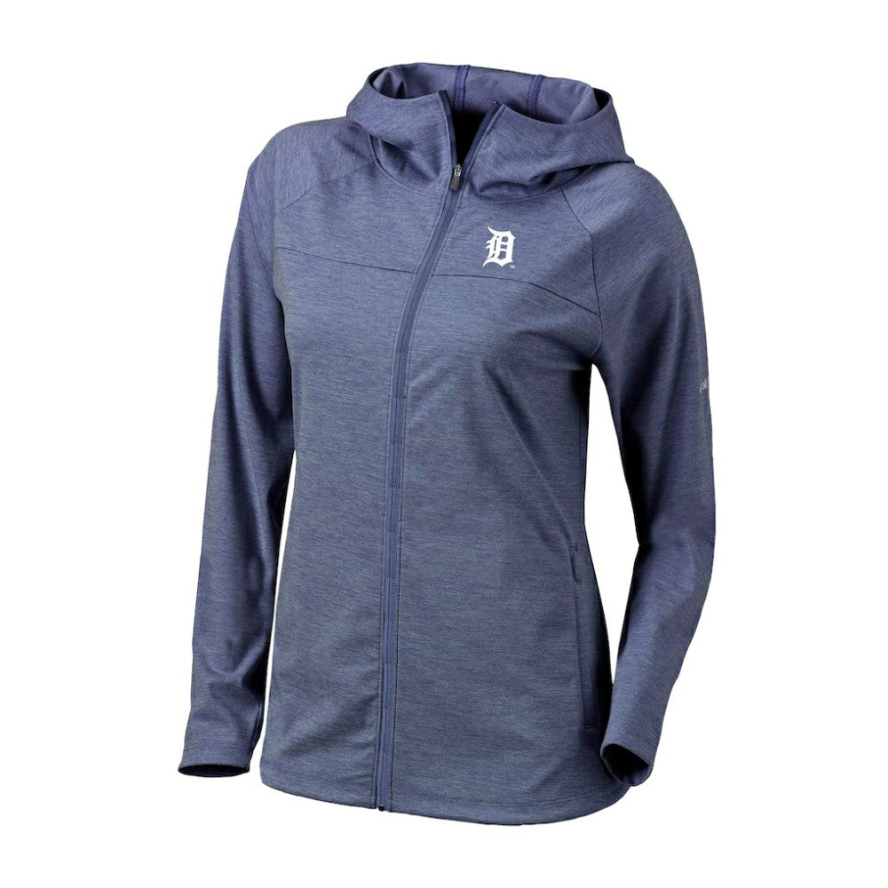 MLB Detroit Tigers Columbia Women's Half Shot Full-Zip Hoodie