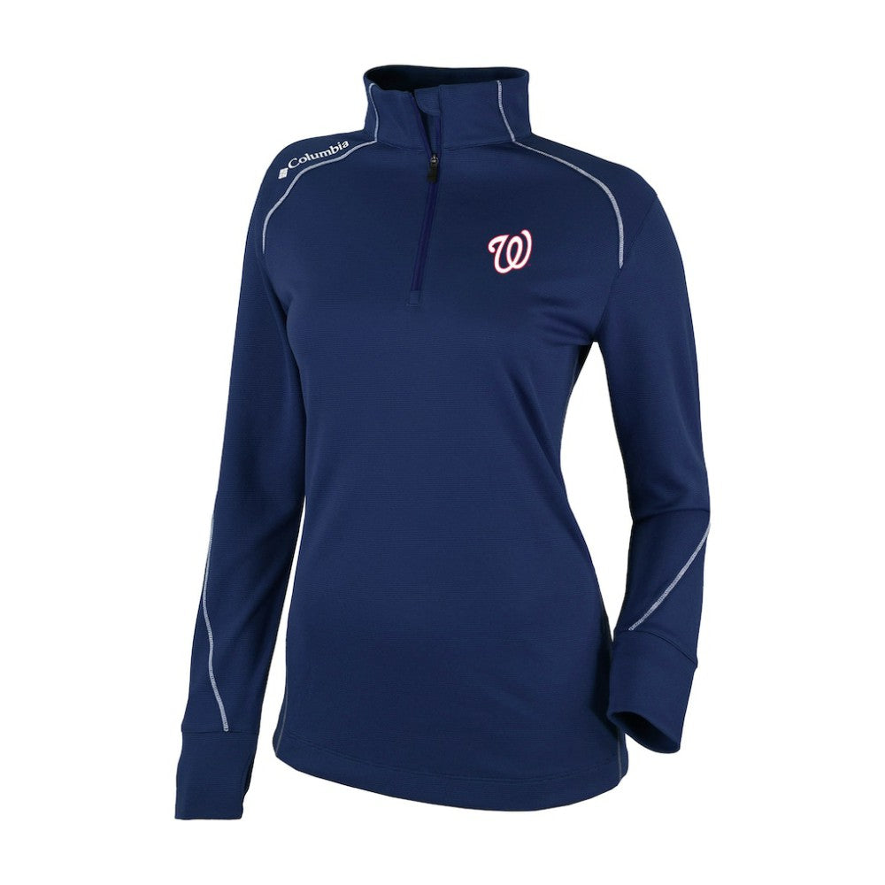 MLB Washington Nationals Columbia Women's Shotgun 2.0 Quarter-Zip Pullover