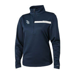 MLB Tampa Bay Rays Columbia Women's Skiff Guide Fleece Half-Zip Pullover Jacket