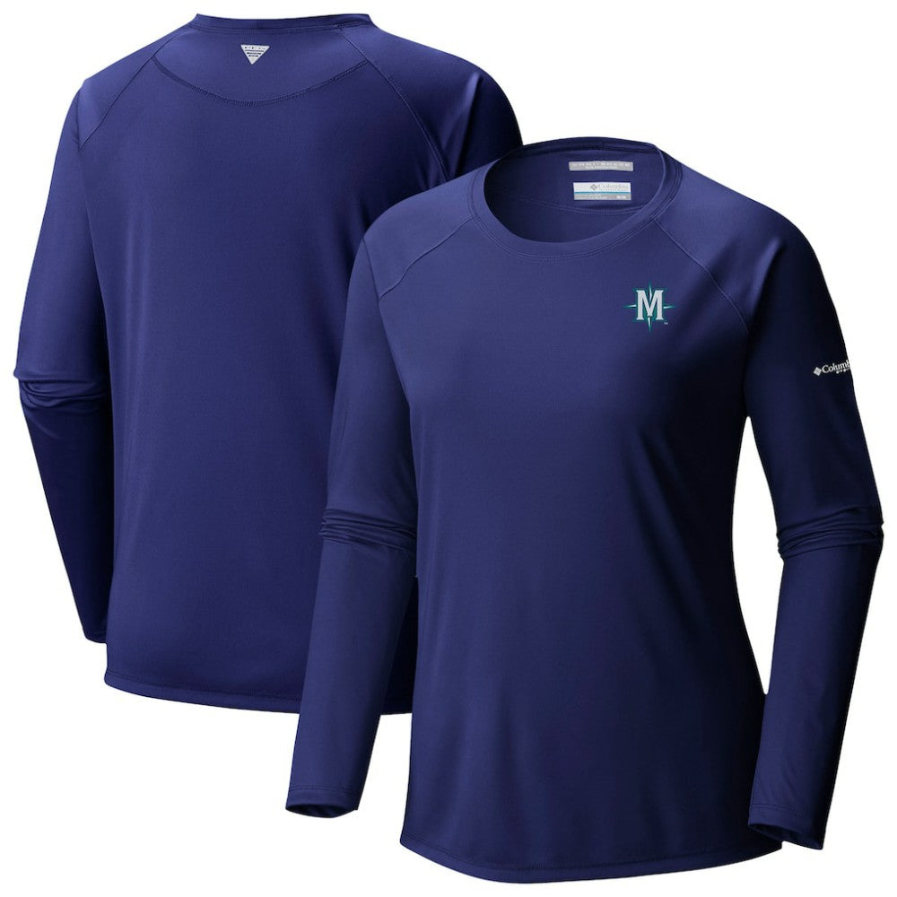 MLB Seattle Mariners Columbia Tidal Tee II Long Sleeve T-Shirt