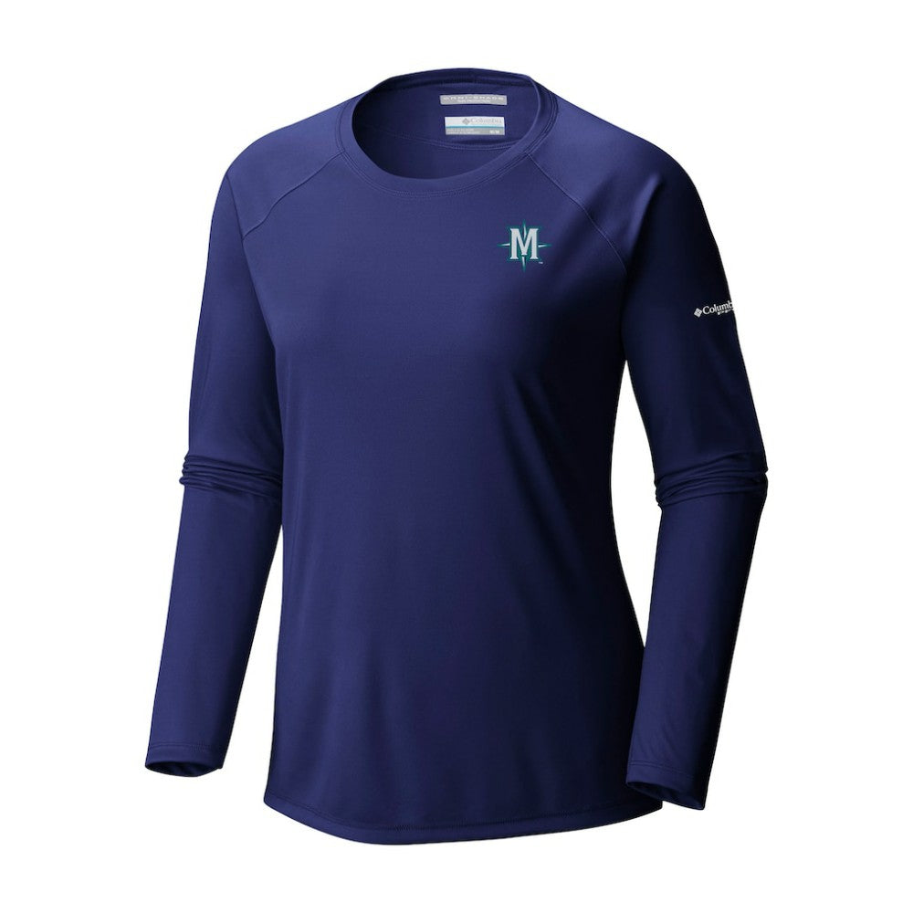 MLB Seattle Mariners Columbia Tidal Tee II Long Sleeve T-Shirt