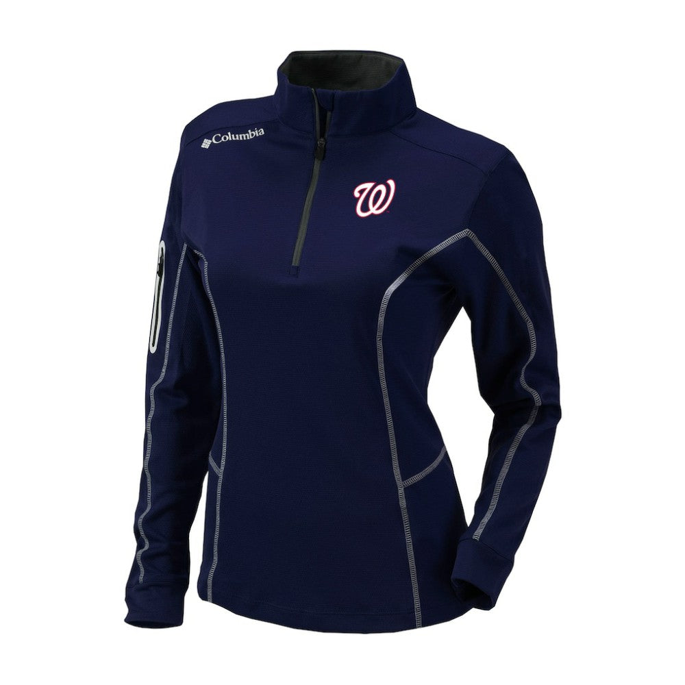 MLB Washington Nationals Columbia Shotgun Quarter-Zip Top