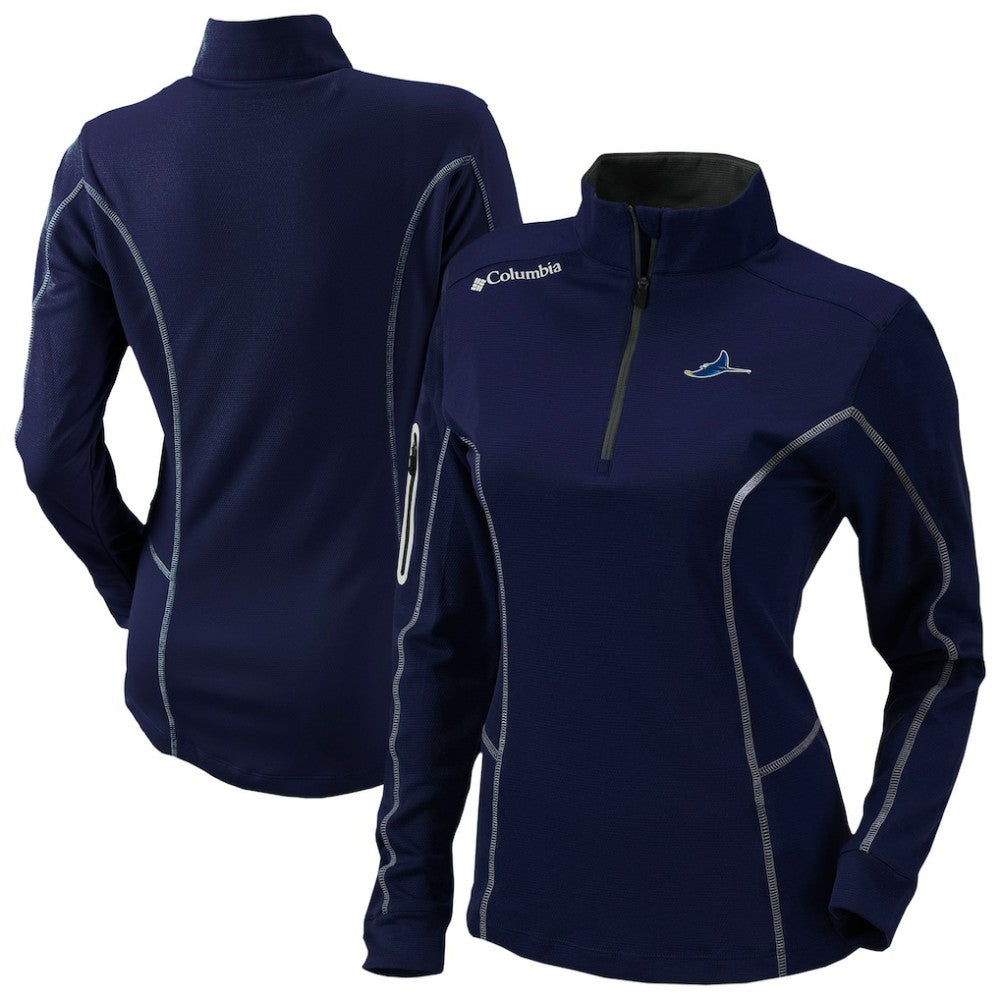 MLB Tampa Bay Rays Columbia Shotgun Quarter-Zip Top
