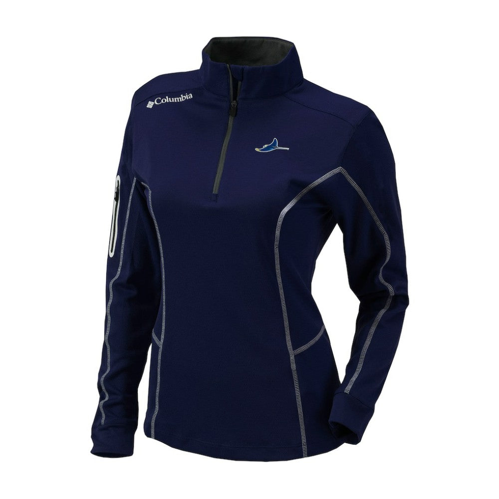 MLB Tampa Bay Rays Columbia Shotgun Quarter-Zip Top