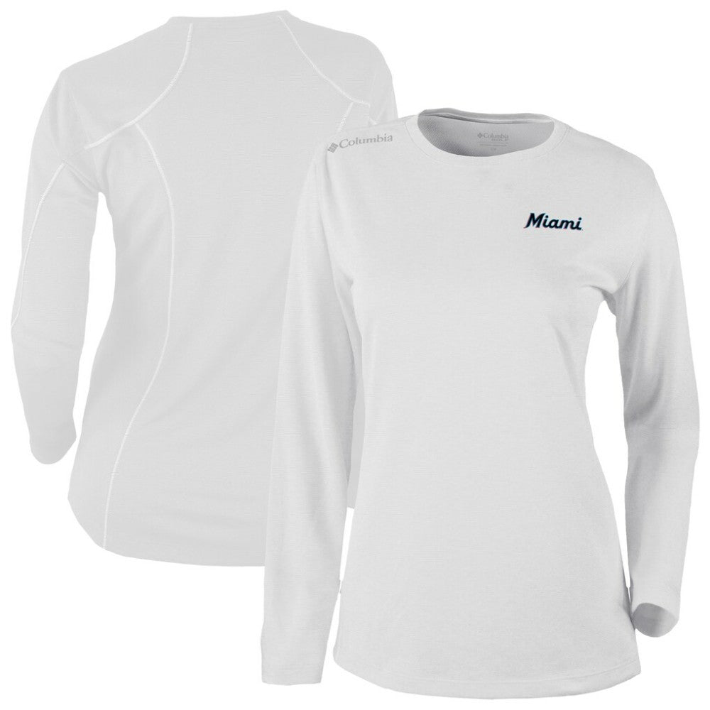 MLB Miami Marlins Columbia Shotgun Long Sleeve T-Shirt