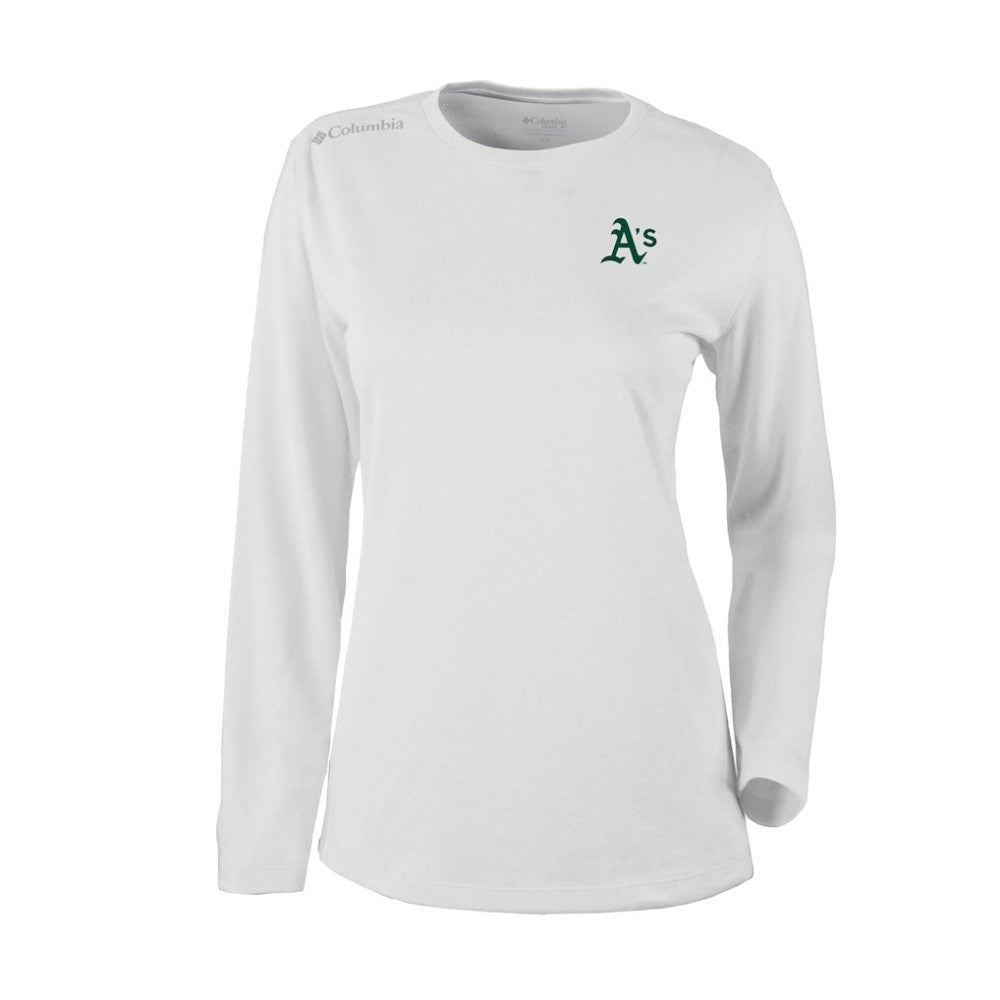 MLB Athletics Columbia Shotgun Long Sleeve T-Shirt