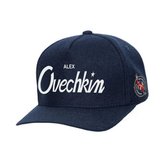 NHL Navy Alexander Ovechkin Washington Capitals Mitchell & Ness All Time Goals Pro Crown Adjustable Hat