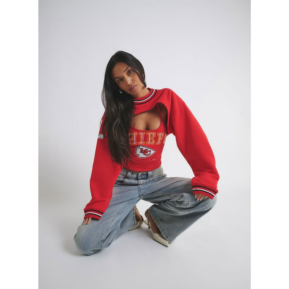 Off Season Women's Fleece Shrug Cami - Kansas City Chiefs