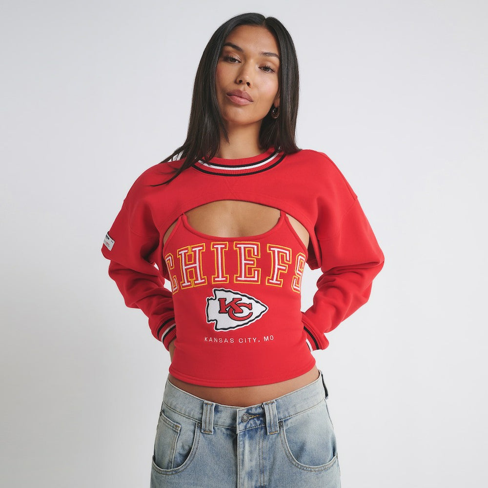 Off Season Women's Fleece Shrug Cami - Kansas City Chiefs