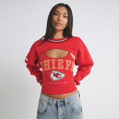 Off Season Women's Fleece Shrug Cami - Kansas City Chiefs