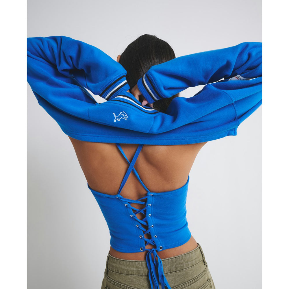 Off Season Women's Fleece Shrug Cami - Detroit Lions