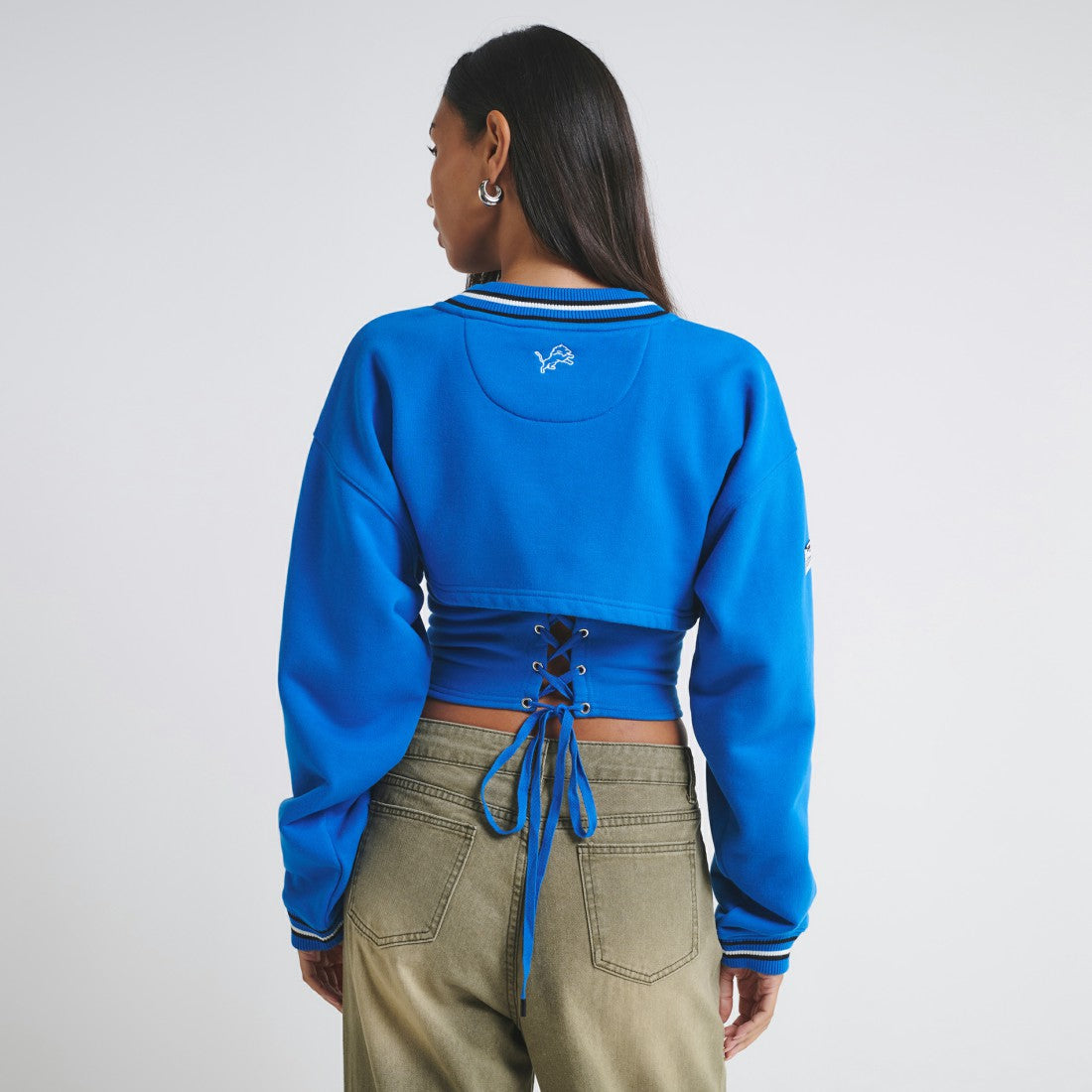 Off Season Women's Fleece Shrug Cami - Detroit Lions