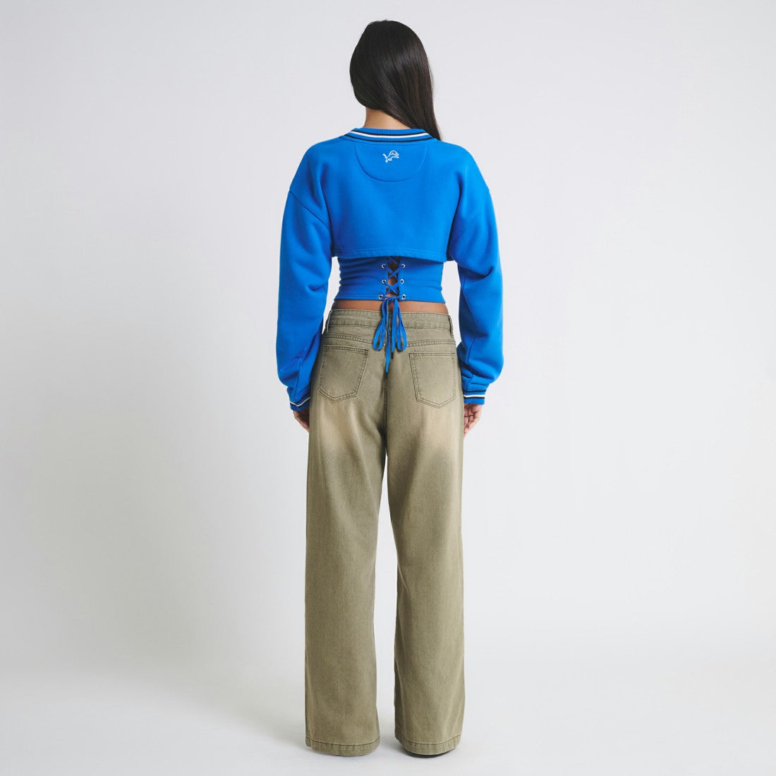 Off Season Women's Fleece Shrug Cami - Detroit Lions