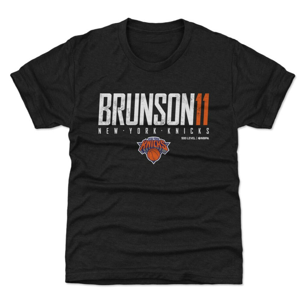 NBA Jalen Brunson New York Knicks 500 Level Youth Elite T-Shirt
