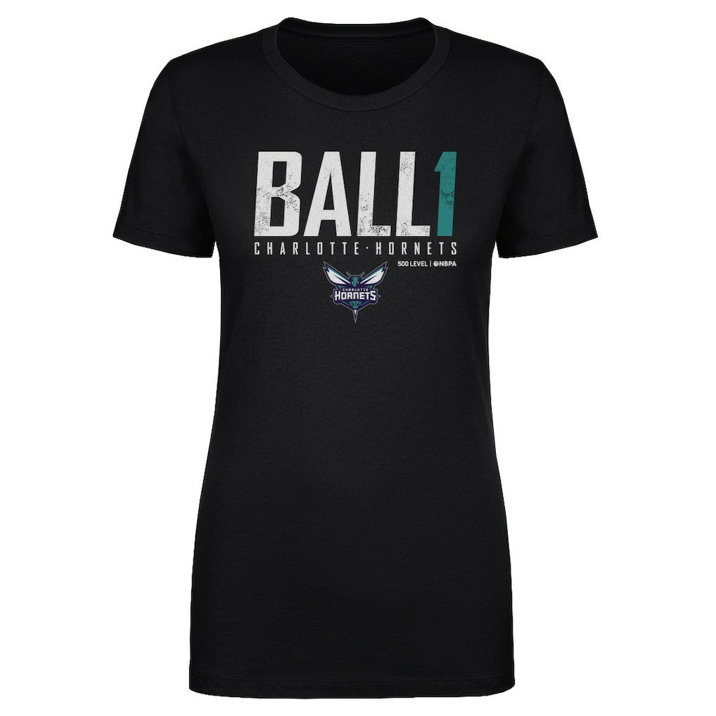 NBA LaMelo Ball Charlotte Hornets 500 Level Women's Elite T-Shirt