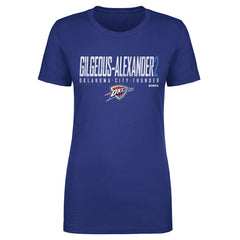 NBA Shai Gilgeous-Alexander Oklahoma City Thunder 500 Level Women's Elite T-Shirt