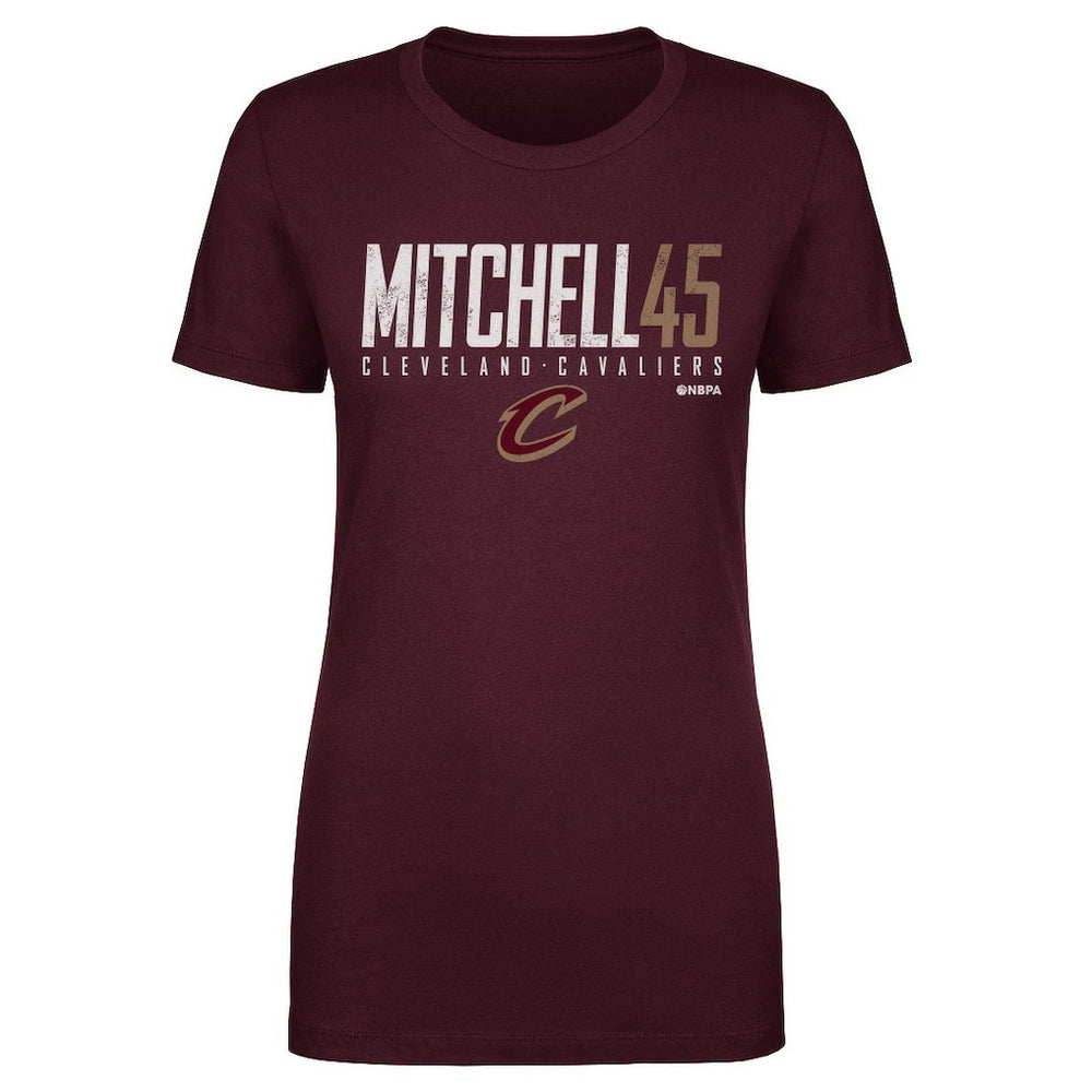 NBA Donovan Mitchell Cleveland Cavaliers 500 Level Women's Elite T-Shirt sale